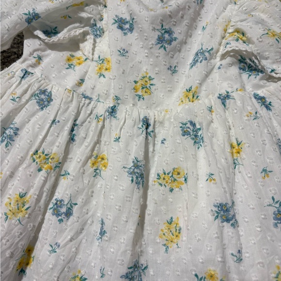 Joie Cotton Summer Babydoll Blouse Girl's Size 7/8 - Picture 2 of 8